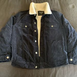 Navy blue, Sunrise Kingdom, corduroy jacket